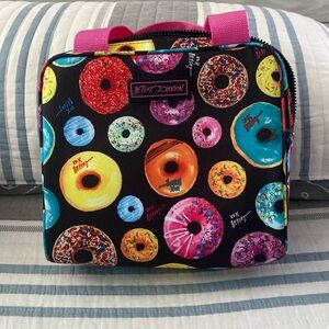 Betsey Johnson Cat Donut Lunch Bag